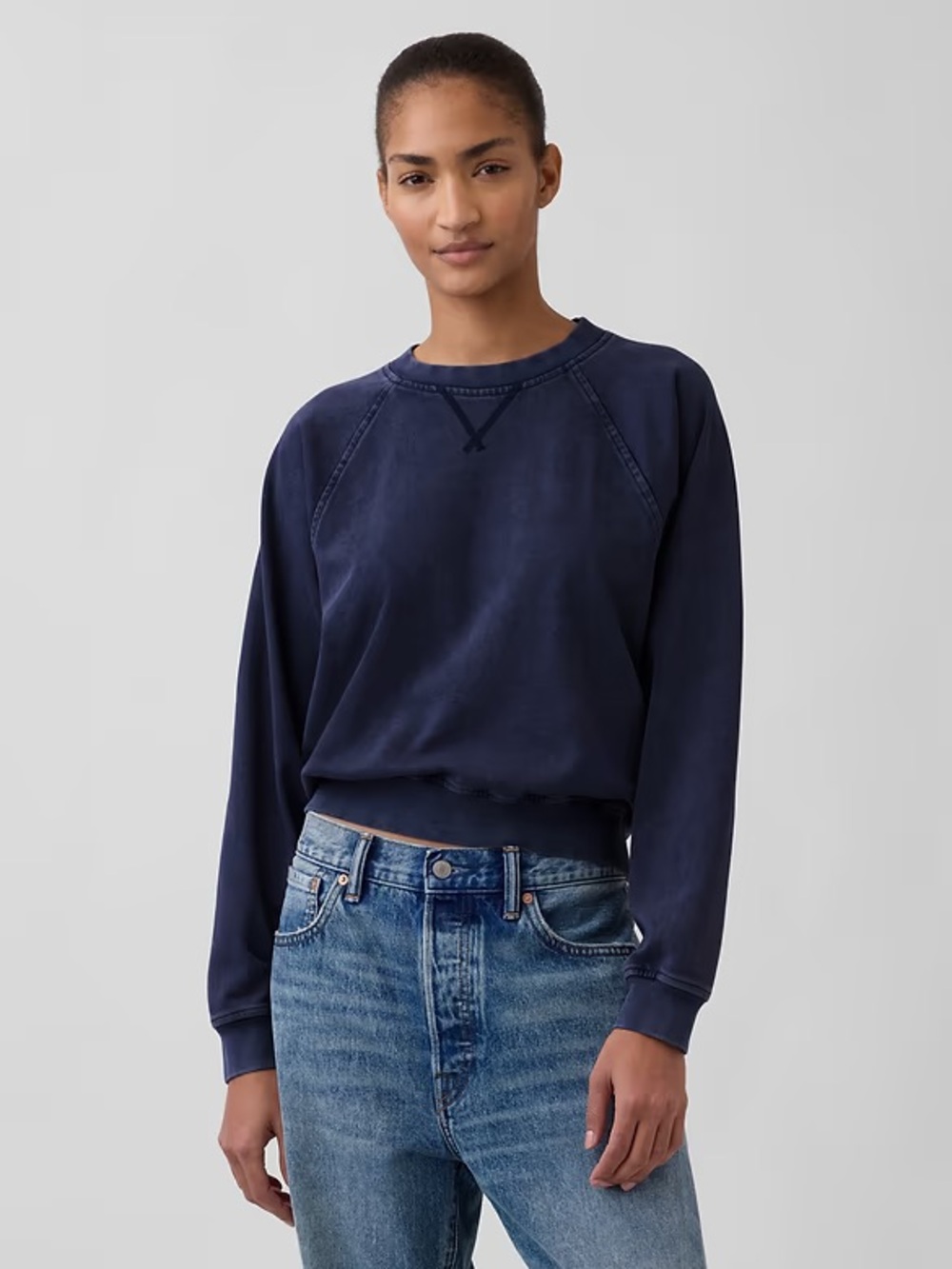 Gap VintageSoft Terry Raglan Sweatshirt